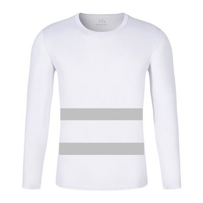 Μπλουζάκι ασφαλείας με αντανακλαστικά για άντρες Μακρυμάνικο μπλουζάκι Hi Vis Work T-shirt Quick Qry Work Wear Ρούχα ασφαλείας