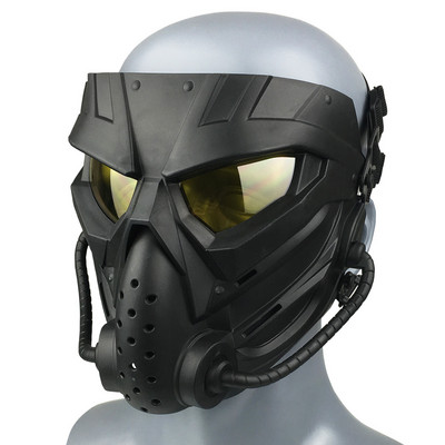 Plinska maska za vojni airsoft kostim Halloween CS Cosplay Zaštitna maska za cijelo lice Taktička prozračna lubanja Podesivi remen