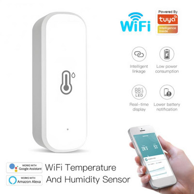 CORUI Tuya WIFI ZigBee temperatūras un mitruma / bezvadu durvju logu sensors / IR tālvadības pults / mini viedais DIY slēdzis