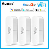 RYRA Wifi viedais temperatūras mitruma sensors iekštelpu āra higrometra termometra detektors Alexa Google Home SmartLife