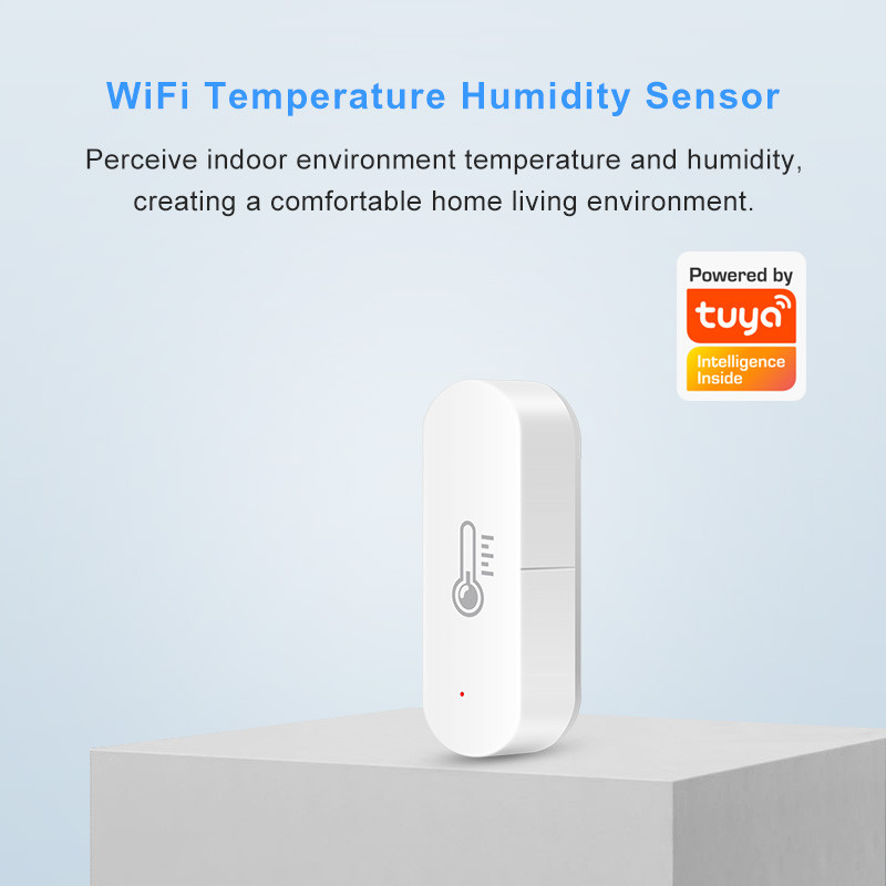 RYRA Wifi viedais temperatūras mitruma sensors iekštelpu āra higrometra termometra detektors Alexa Google Home SmartLife