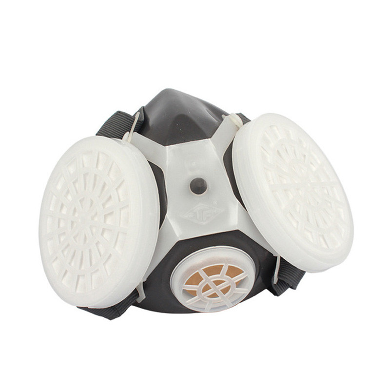 Putekļu maska Augstas efektivitātes filtri Formaldehīda aizsardzība pret miglas miglu Rūpnieciskā putekļu necaurlaidīga darba maska āra respirators