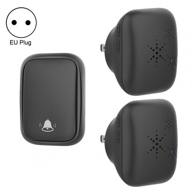 1 szett vezeték nélküli csengő, saját tápellátású vízálló zene, nagy hatótávolságú távirányító, vezeték nélküli ajtócsengő készlet campainha sem fio