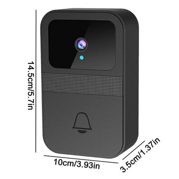 Визуален звънец Визуален безжичен звънец за домове HD звънец за входна врата Звънец за нощно виждане Споделяне на домашно приложение