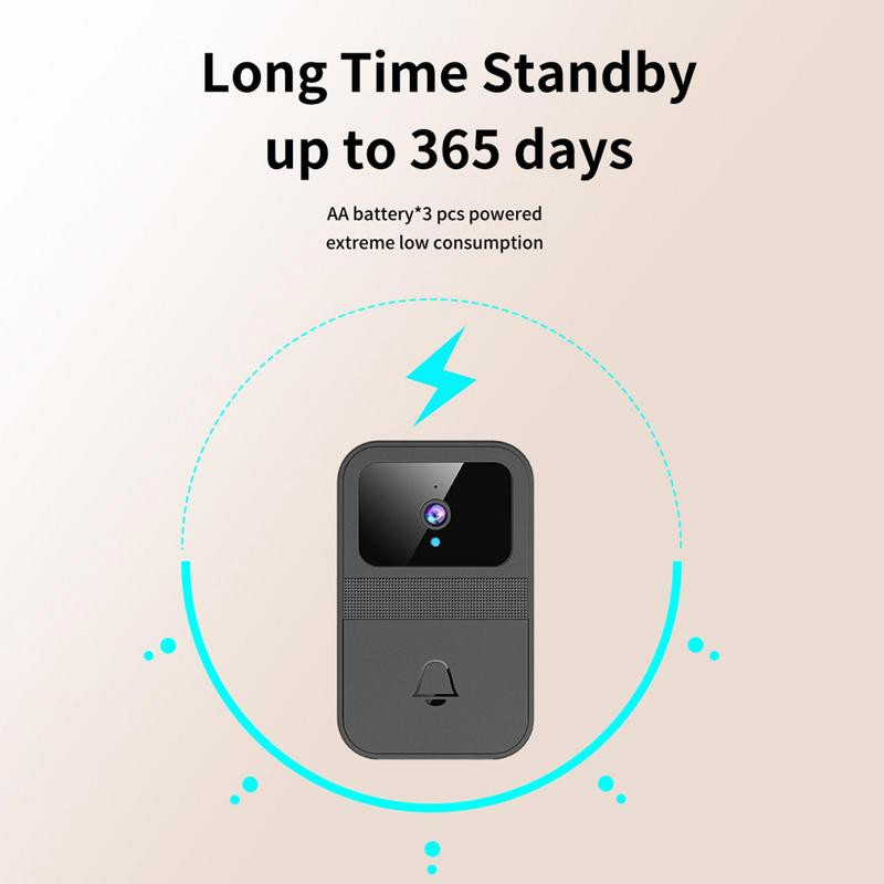 Vizuālie durvju zvani Vizuālie bezvadu durvju zvani mājām HD durvju ieejas zvans durvju zvana zvans nakts redzamības mājas lietotņu koplietošana