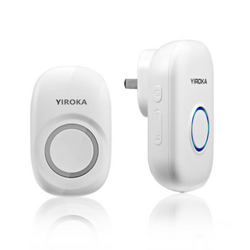Самозахранващ се водоустойчив комплект безжичен звънец с приемник 433 Mhz Home Welcome Smart Doorbell 58 мелодии Звук на домашни звънци