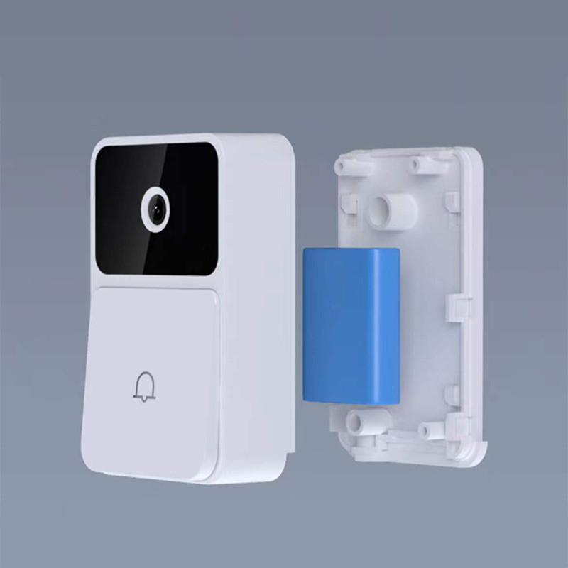 1080P HD kameras bezvadu video durvju zvana tālvadības pults, inteliģents vizuālais domofons nakts redzamības uzlādējams durvju zvans mājas drošībai