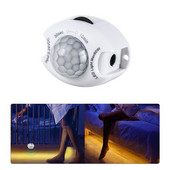 Judesio jutiklis LED juostelės šviesos modulis juostos judesio jutiklis DC 5V 24V šviesos jungiklis, judesio detektorius, aktyvuotas laikmatis, automatinis PIR
