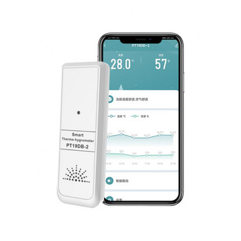 CORUI Tuya Bluetooth Мини температурен сензор Измервател на влажност Електронно високопрецизно приложение Дистанционно управление Термометър Хигрометър