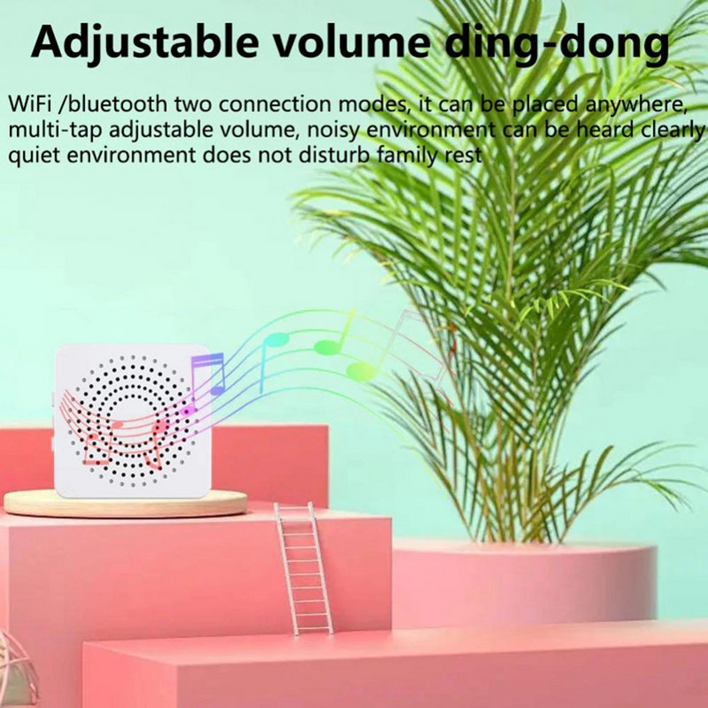 AUBESS Video zvono WiFi Vanjsko zvono Vodootporno IP65 Baterija Portafon Pametni dom Bežični portafon Kamera