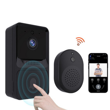 WiFi Wireless Smart-Doorbell 1080P-High Definition Video Camera Τηλέφωνο ενδοεπικοινωνία PIR Motion-Detect Secure Χαμηλή κατανάλωση 45BA