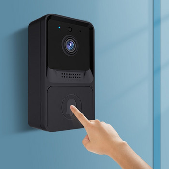 WiFi Wireless Smart-Doorbell 1080P-High Definition Video Camera Τηλέφωνο ενδοεπικοινωνία PIR Motion-Detect Secure Χαμηλή κατανάλωση 45BA
