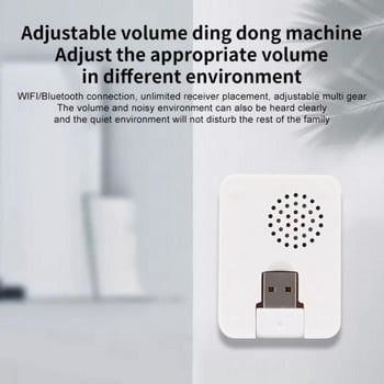 Νέα έκδοση Intelligent Visual Doorbell WIFI Wireless Doorbell Home Commercial Mobile Detection Visual Doorbell