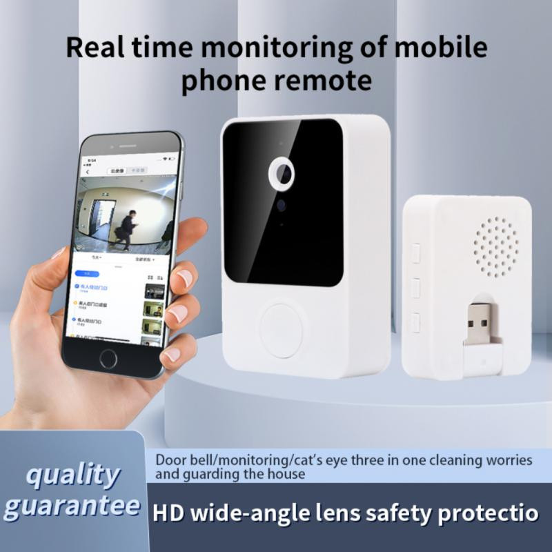 Intelligentse visuaalse uksekella WIFI juhtmevaba uksekella uus versioon kodu kommertskasutuse mobiilituvastuse visuaalne uksekella