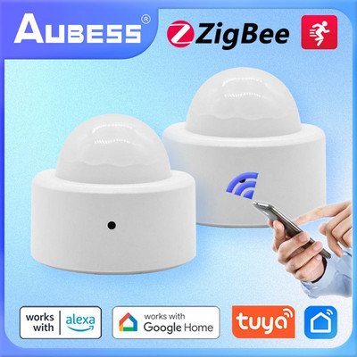 Tuya/eWeLink Zigbee senzor ljudskog pokreta PIR detektor senzora pokreta Smart Home Security radi s Alexa Google Home Smart Life