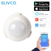 Tuya Smart WiFi PIR mozgásérzékelő Emberi test érzékelő érzékelő Intelligens otthon biztonsági riasztórendszer A SmartLife APP együttműködik az Alexával