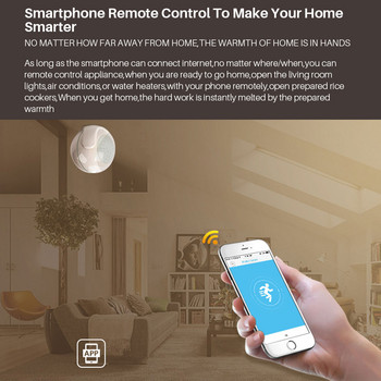 Tuya Smart WiFi PIR Сензор за движение Сензор за човешко тяло Детектор Интелигентна домашна безопасност Алармена система Приложението SmartLife работи с Alexa