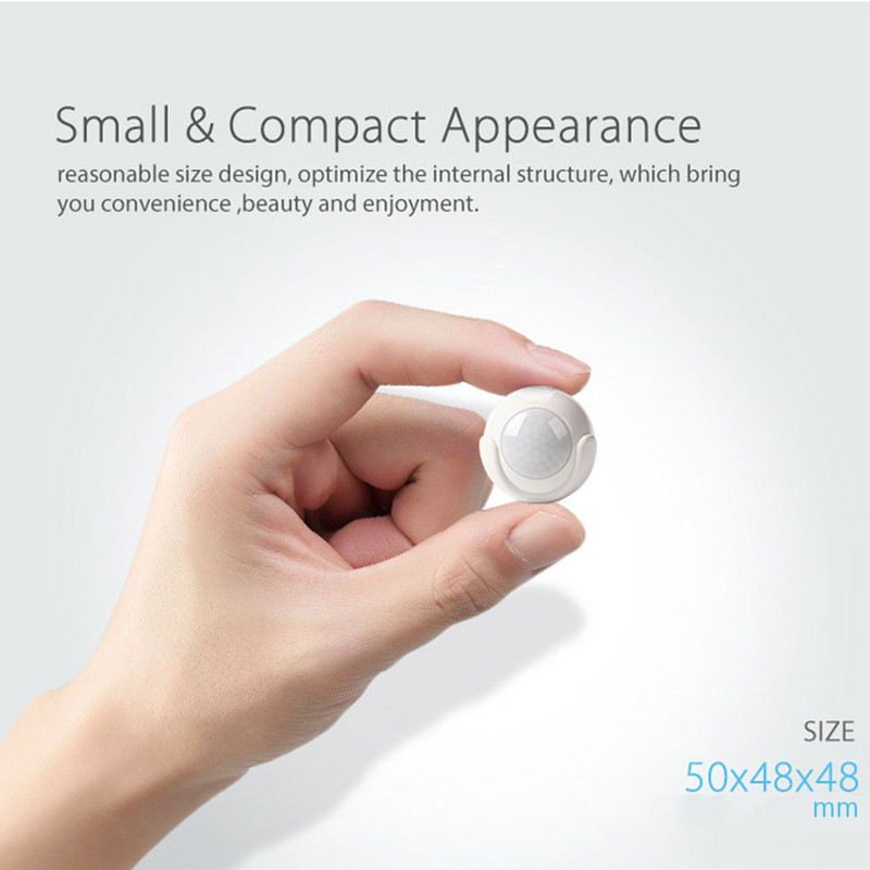 Tuya Smart WiFi PIR mozgásérzékelő Emberi test érzékelő érzékelő Intelligens otthon biztonsági riasztórendszer A SmartLife APP együttműködik az Alexával