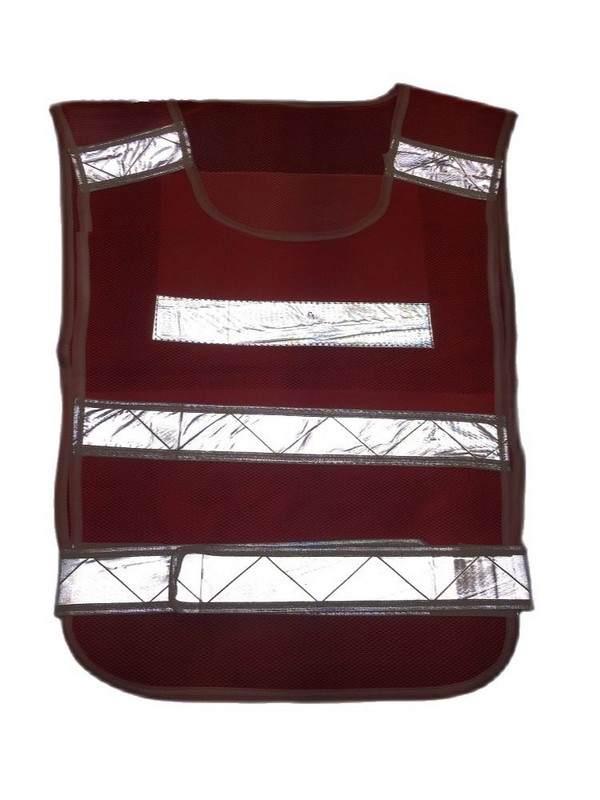 Yemingduo 53cm*41cm Légáteresztő fluoreszkáló hálós fényvisszaverő biztonsági mellény Traffic kerékpáros munkaruha nyomtatható