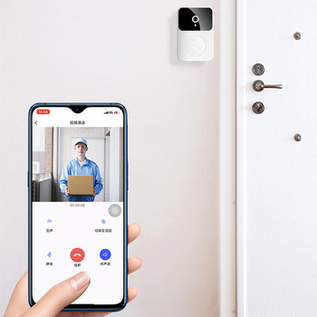 WiFi Ασύρματο Visual Doorbell Μεταβλητό Sound Punch Δωρεάν αμφίδρομη ενδοεπικοινωνία Τηλεχειριστήριο βιντεοκάμερας για οικιακή οθόνη