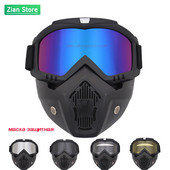 Védőmaszk Retro Wind teljes arcmaszk terepmunkához Sisak Védőszemüveg Porálló Homokálló Biztonsági Motoros sisak