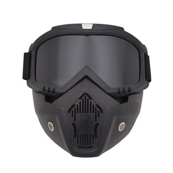 Προστατευτική μάσκα Retro Wind All Face Mask for Working Off-Road κράνος Γυαλιά με προστασία από τη σκόνη Κράνος ασφαλείας μοτοσικλέτας