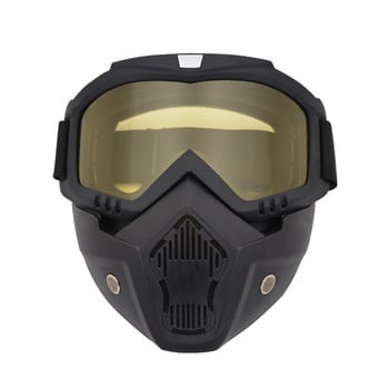 Προστατευτική μάσκα Retro Wind All Face Mask for Working Off-Road κράνος Γυαλιά με προστασία από τη σκόνη Κράνος ασφαλείας μοτοσικλέτας