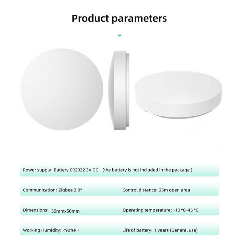 Tuya ZigBee nupuga stseenilüliti intelligentne ühendamine nutikas lüliti akutoitel automaatika Töö Smart Life Zigbee seadmetega