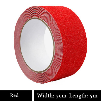 Új 1db 5cm*5m csúszásgátló figyelmeztető szalag gyári raktárhoz otthoni fürdőszoba lépcsőhöz gördeszka csúszásgátló munkahelyi biztonsági szalagok