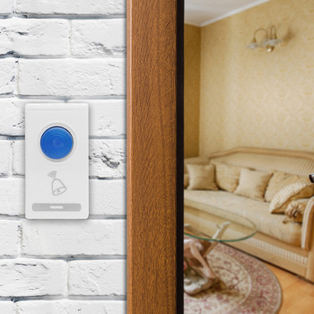 Ασύρματο δαχτυλίδι πόρτας με τηλεχειριστήριο Smart Doorbell Home Hotel Ασύρματο δαχτυλίδι πόρτας για Home Office Ασφάλεια ξενοδοχείου