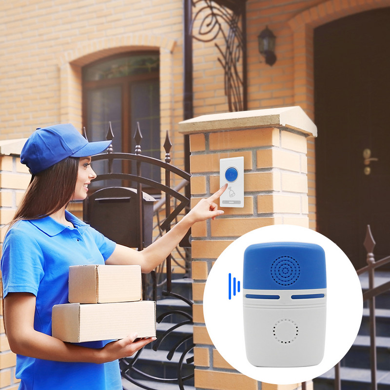 Vezeték nélküli intelligens ajtócsengő távirányítós ajtócsengő otthoni hotel vezeték nélküli ajtócsengő otthoni irodai szállodabiztonsághoz