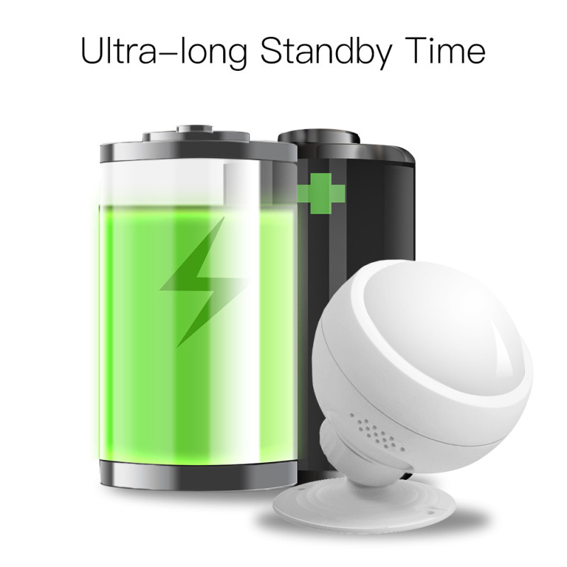 Aubess Tuya Wifi PIR mozgásérzékelő Smart Linkage infravörös érzékelő otthoni hosszú távú tápegység riasztórendszer támogatása Smart Life