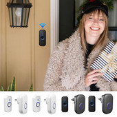 Bežično zvono na vratima Novi dom Dobrodošli Vodootporni komplet zvona na vratima Pozivatelj na vratima 58 vrsta melodija Upravljanje pametnim zvonom na vratima