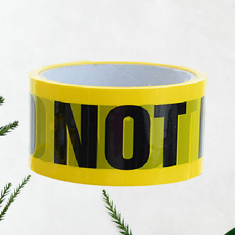 Līmlente Uzmanību Dzeltena, drošības grīda, izturīga pret līmi, iekļūstiet pašlīmējošās vietās Barikādes brīdinājums.