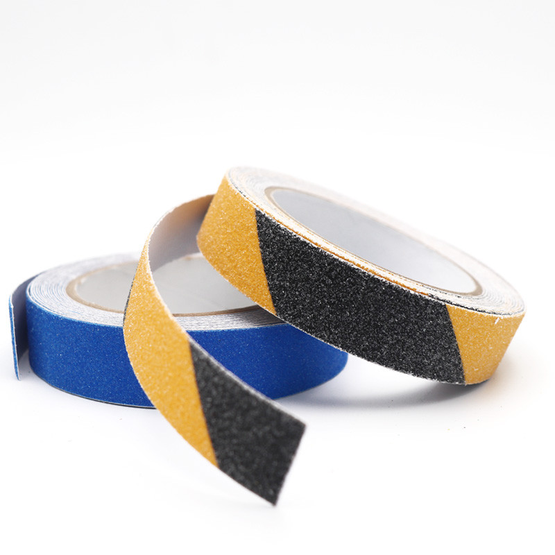 Augstas kvalitātes 1gab 2,5cm * 5m pretslīdēšanas brīdinājuma lente rūpnīcas noliktavai mājas vannas istabas kāpnēm pretslīdes darba vietas drošības lentes