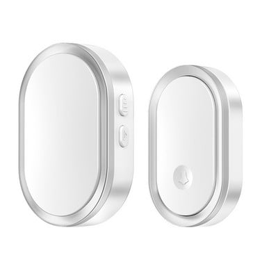 Alarmă rezistentă la apă LED Flash Durabil Sonerie fără fir în aer liber Instalare ușoară Chime Music Elder Security School Office House