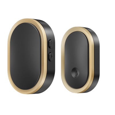 Alarmă rezistentă la apă LED Flash Durabil Sonerie fără fir în aer liber Instalare ușoară Chime Music Elder Security School Office House