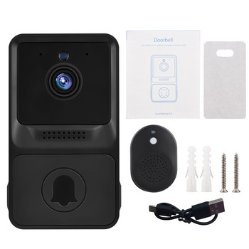 WiFi видео домофон Камера за звънец Външен безжичен звънец Захранван от батерии Домашна охранителна видео аларма Камера за монитор на звънец