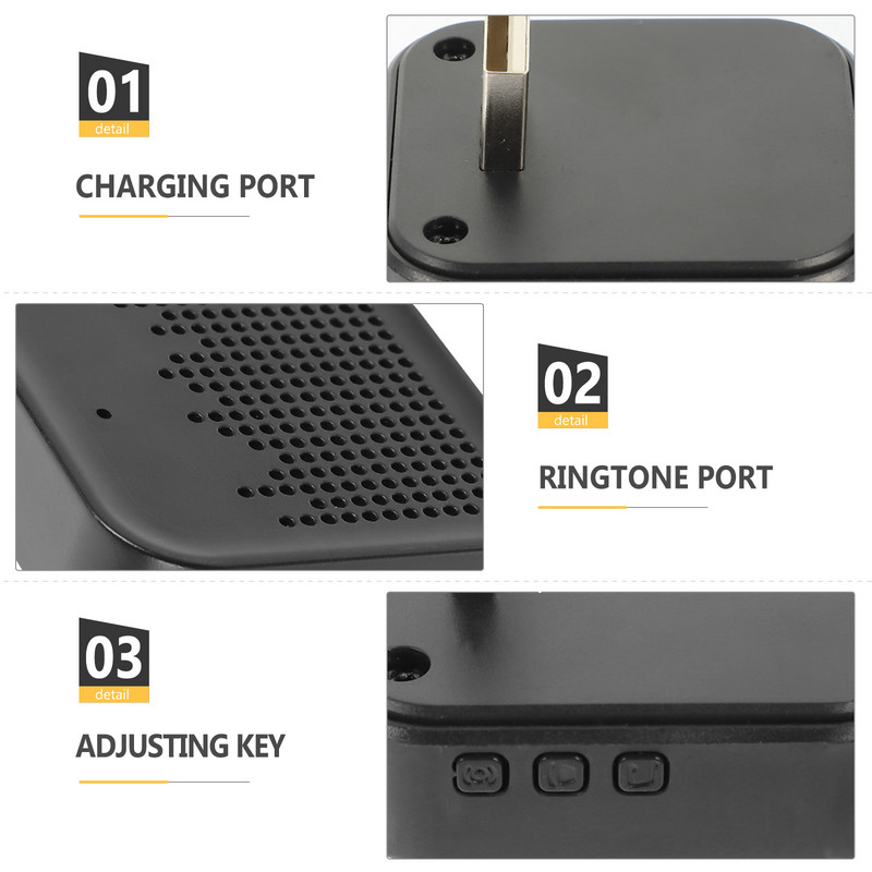 Bezvadu WiFi viedais durvju zvans ar kameru Praktisks video durvju zvans mājas birojam