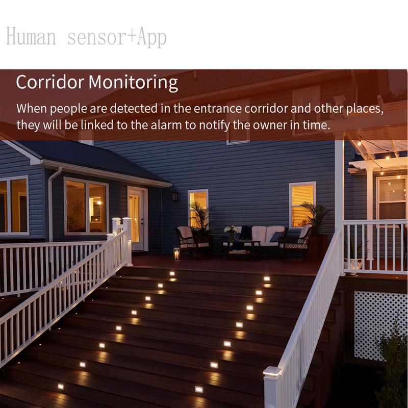 tebe WiFi/Zigbee cilvēka ķermeņa sensors viedais IR infrasarkanais kustības detektors, drošības signalizācija, saderīga ar lietotni Tuya Smart Life