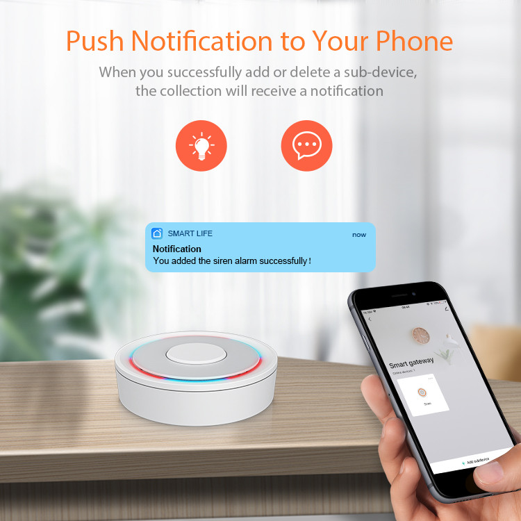 ZigBee Gateway Hub Smart Home Bridge ZigBee APP nuotolinio valdymo pultas veikia su Apple HomeKit Alexa Google Home Tuya SmartLife