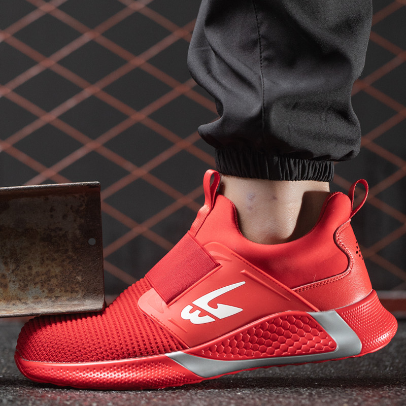 Apsauginiai batai Vyriški batai darbiniai Plieniniai pirštai, apsaugantys nuo pradūrimo, sportiniai batai, vyriški, pramoniniai ir statybiniai patartina avalynė