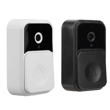 Камера за звънец WiFi видео камера за звънец Smart с приемник Ding Dong за входна врата