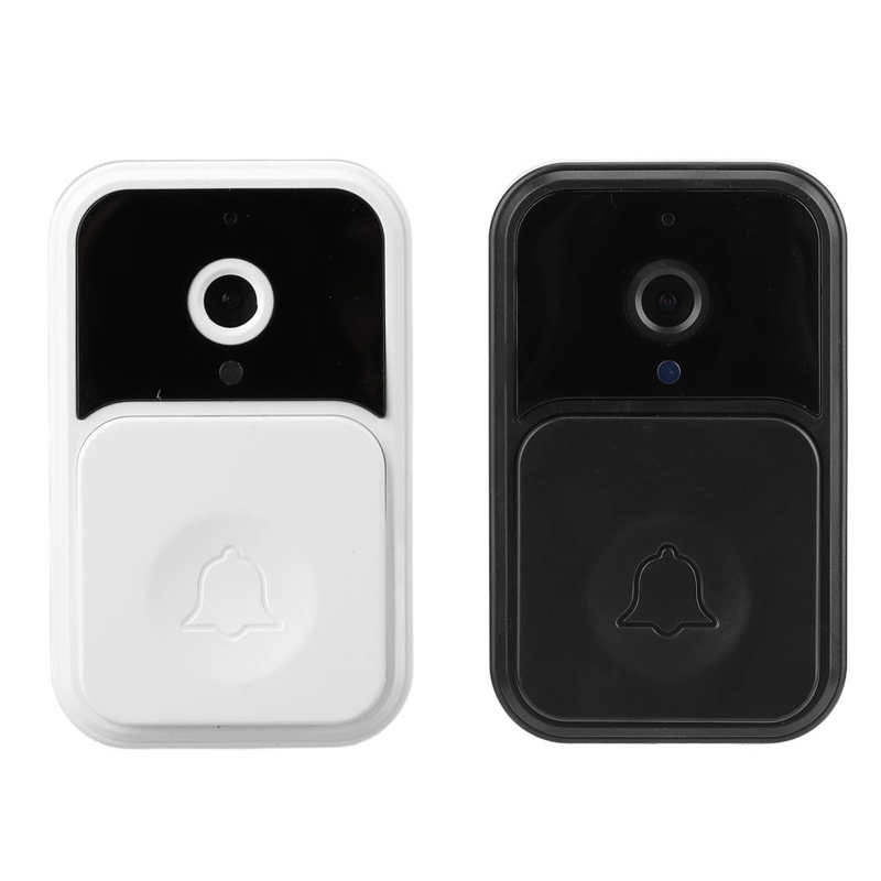 Durų skambučio kamera „WiFi“ vaizdo įrašas Išmanioji durų skambučio kamera su „Ding Dong“ imtuvu priekinėms durims