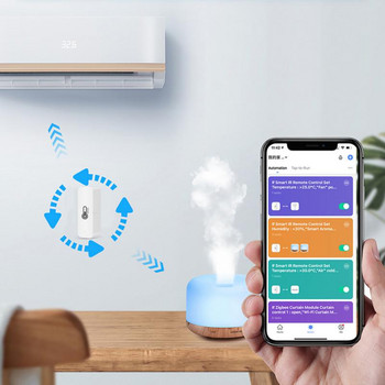 CORUI Tuya ZigBee/WIFI Сензор за температура и влажност Интелигентен контролер за вътрешен хигрометър Работа с Smart Life Alexa Google Home