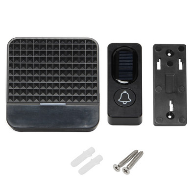 Päikeseenergial töötav veekindel juhtmeta uksekell Nutikas uksekella helina 1 nupp 1 vastuvõtja