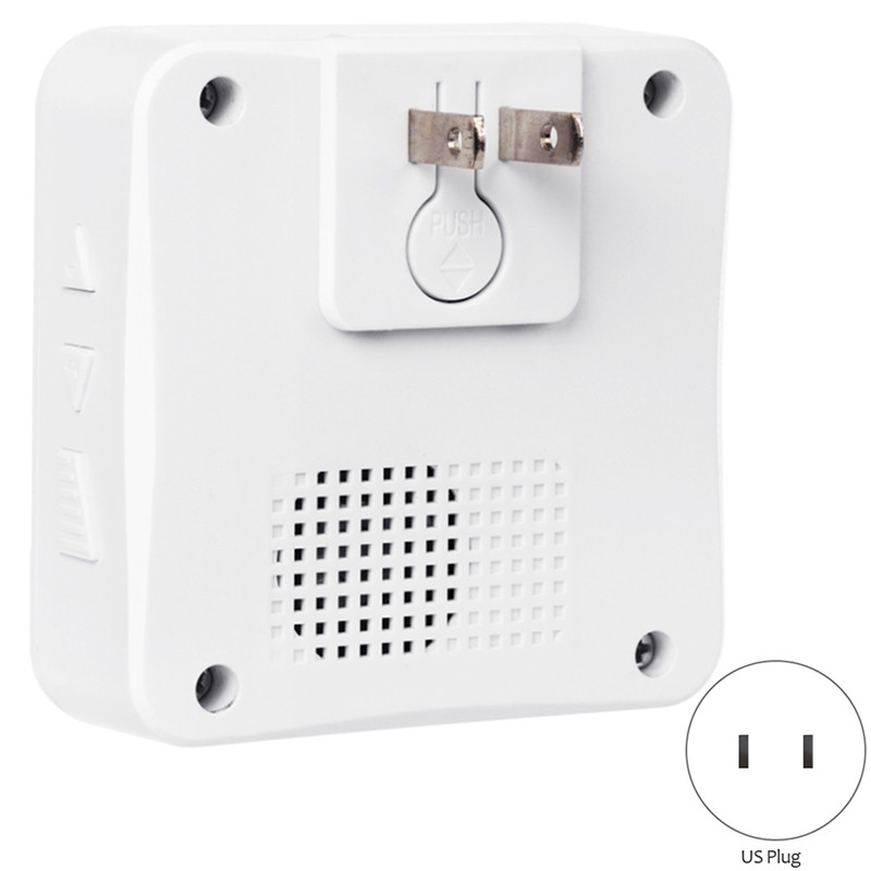 Päikeseenergial töötav veekindel juhtmeta uksekell Nutikas uksekella helina 1 nupp 1 vastuvõtja