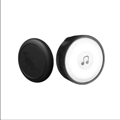 Aukštos klasės IP65 jutiklinis mygtukas belaidis durų skambutis 200 M tolimojo atstumo baterijomis veikiantis naminių šunų garso durų skambutis su kištukiniu varpeliu