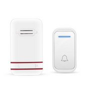 Bezvadu durvju zvana ūdensizturīgs elektroniskais durvju zvans liela attāluma mājas biroja spraudnis