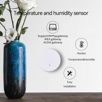 Приложение Tuya Smart Life Сензор за температура и влажност Доклад в реално време Diy Samrt Домашно захранване с батерии Ewelink Zigbee Smart